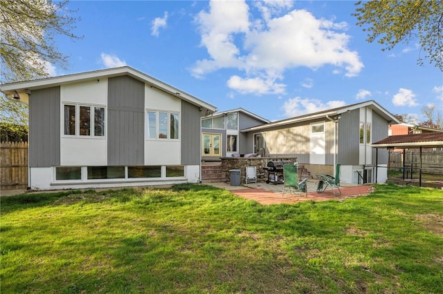 37 Pinewood Dr, North Providence, RI 02904 - rear view of house with a patio area