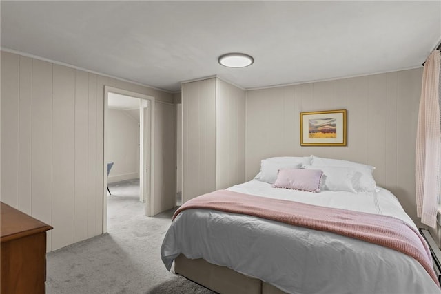 bedroom featuring carpet