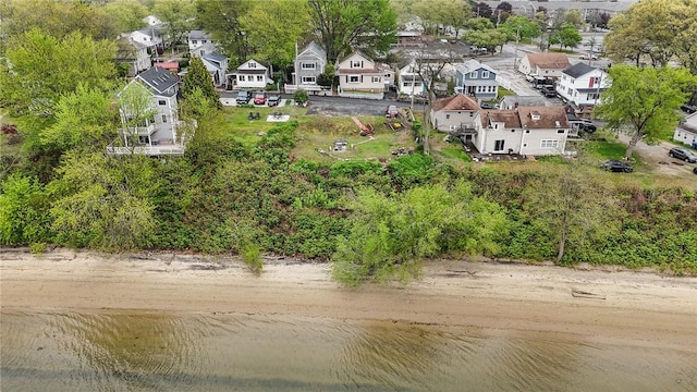 aerial perspective of suburban area