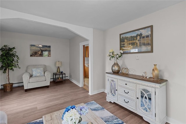 183 Annaquatucket Rd, North Kingstown, RI 02852 - sitting room featuring wood finished floors and baseboards