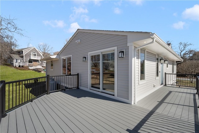 9 Stedman Rd, South Kingstown, RI 02879 - deck with a yard