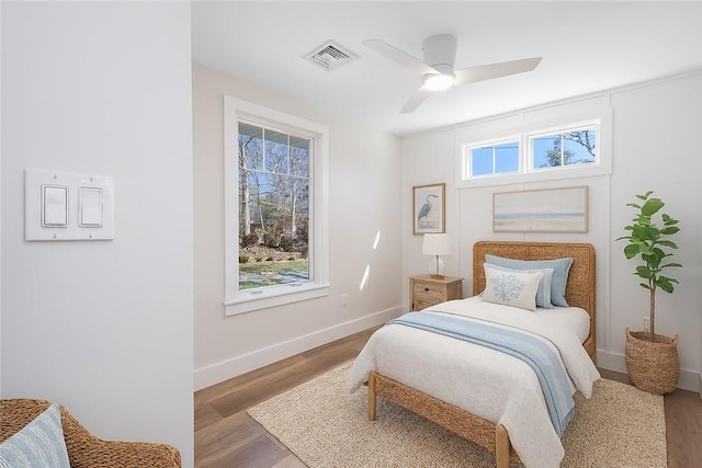 9 Stedman Rd, South Kingstown, RI 02879 - bedroom featuring wood finished floors and ceiling fan