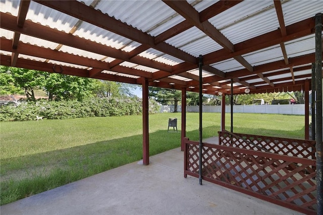 view of patio