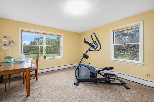 831 N Quidnessett Rd, North Kingstown, RI 02852 - exercise room with healthy amount of natural light and carpet