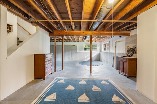 831 N Quidnessett Rd, North Kingstown, RI 02852 - basement featuring stairs