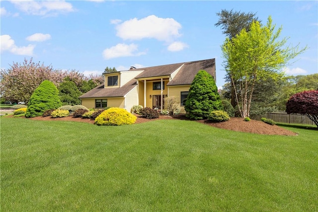 831 N Quidnessett Rd, North Kingstown, RI 02852 - view of front facade featuring a chimney