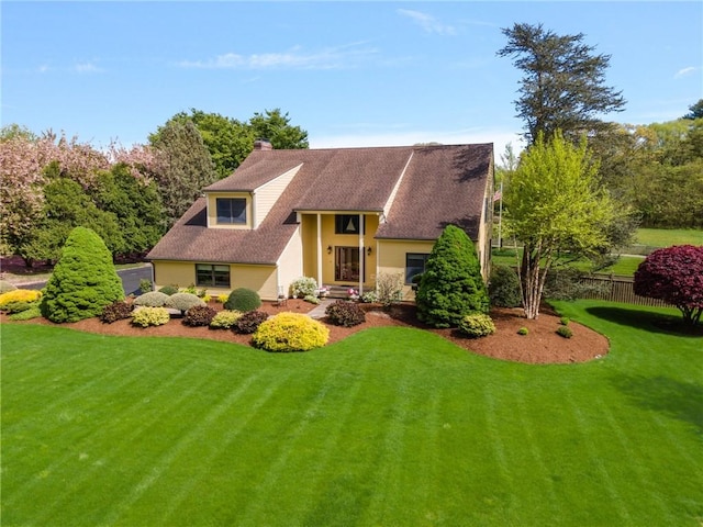 831 N Quidnessett Rd, North Kingstown, RI 02852 - view of front of home featuring a chimney and a shingled roof