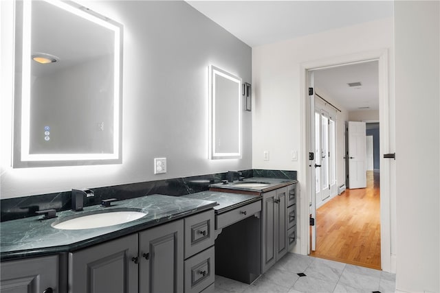 38 Miss Fry Dr, East Greenwich, RI 02818 - bathroom featuring tile patterned flooring and double vanity
