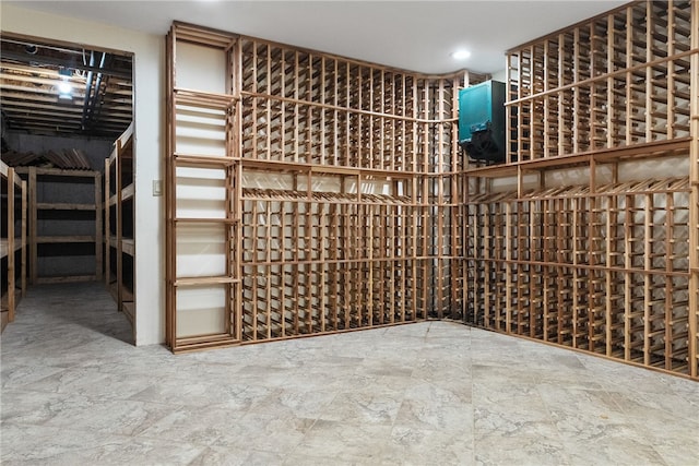 38 Miss Fry Dr, East Greenwich, RI 02818 - wine room featuring stone finish floors and recessed lighting