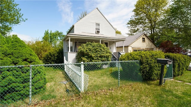 view of side of property
