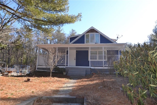 115 Sherman Farm Rd, Burrillville, RI 02830 - view of front facade featuring covered porch