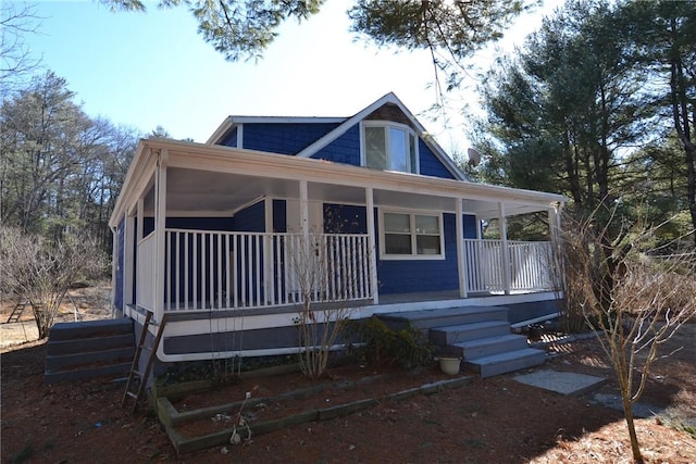 115 Sherman Farm Rd, Burrillville, RI 02830 - view of front facade featuring a porch and stairway