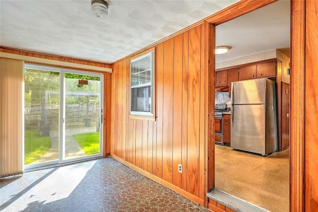 14 Manchester St, Bristol, RI 02809 - doorway featuring wooden walls and baseboards