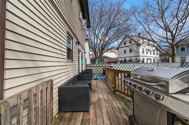 176 Warwick Ave, Cranston, RI 02905 - wooden deck featuring area for grilling and fence