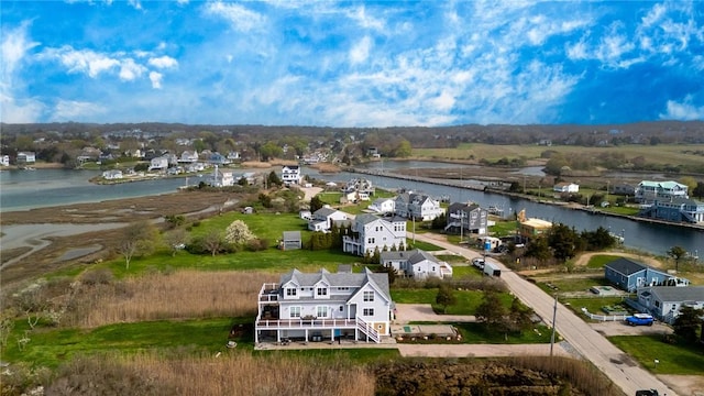32 Breach Dr, Westerly, RI 02891 - aerial perspective of suburban area with a large body of water