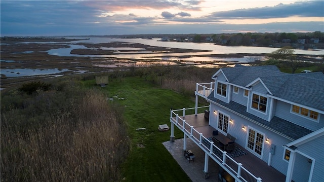 32 Breach Dr, Westerly, RI 02891 - aerial view of property and surrounding area with a large body of water