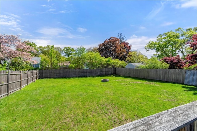 view of yard