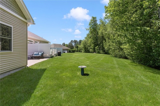 16 Kimberly Ct, North Kingstown, RI 02852 - view of yard with a patio area