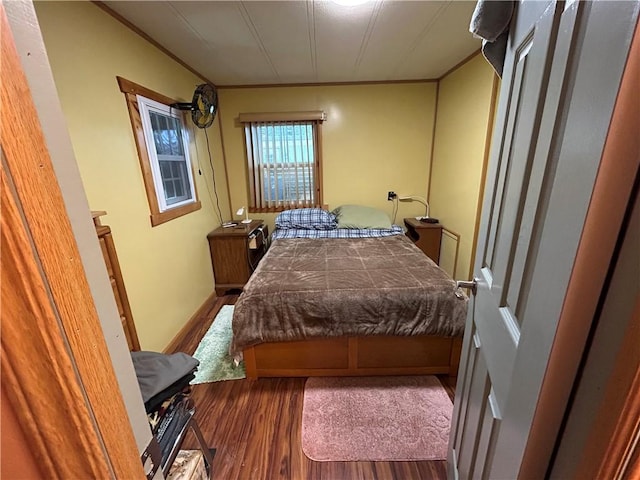 245 Manton St, Pawtucket, RI 02861 - bedroom featuring wood finished floors and crown molding