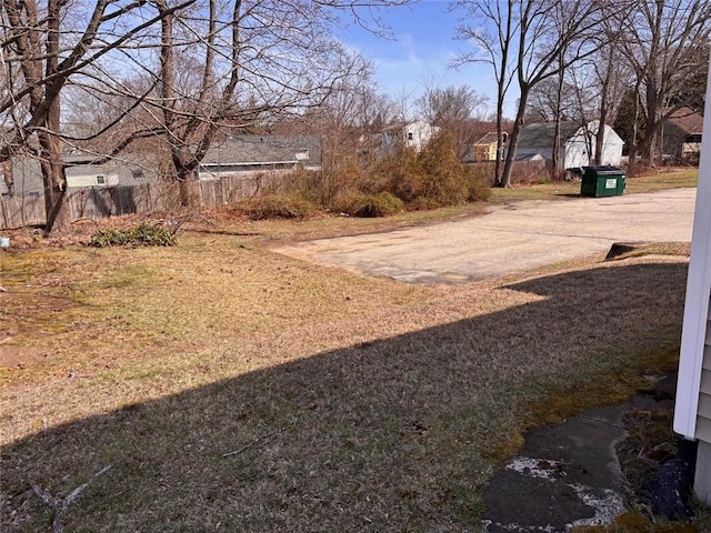 view of yard