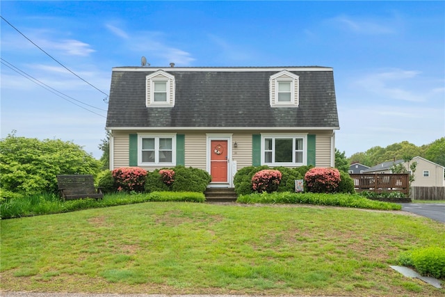 30 Saundra Dr, Westerly, RI 02891 - colonial inspired home featuring a shingled roof and a front yard