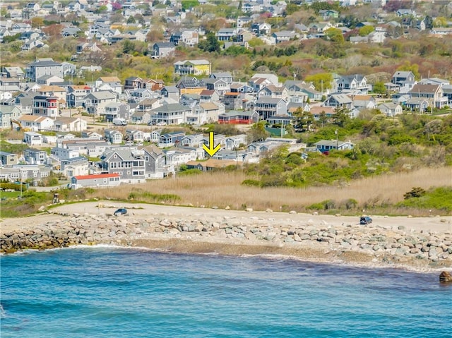 1 Offshore Rd Unit 32, Narragansett, RI 02882 - drone / aerial view of waterfront with a beach