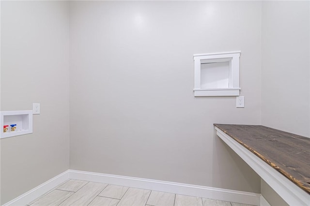 390 Lapham Farm Rd, Burrillville, RI 02859 - washroom with washer hookup and baseboards