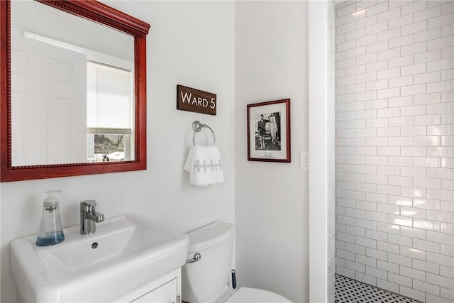 29 Webster St, Newport, RI 02840 - full bath featuring toilet, a shower stall, and vanity
