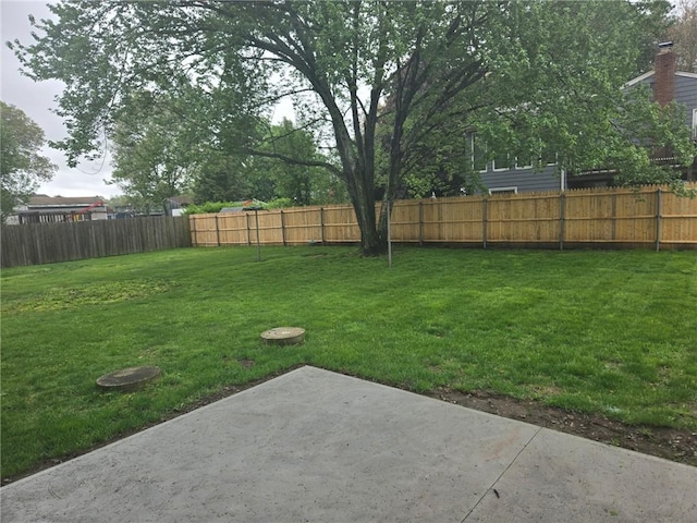 8 Centennial St, Coventry, RI 02816 - view of yard with a patio area