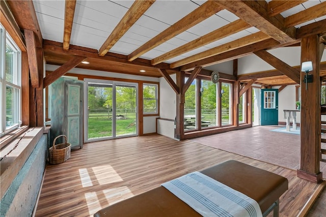 445 Plain Rd, West Greenwich, RI 02817 - sunroom / solarium featuring healthy amount of natural light and french doors