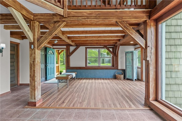 445 Plain Rd, West Greenwich, RI 02817 - view of unfurnished sunroom