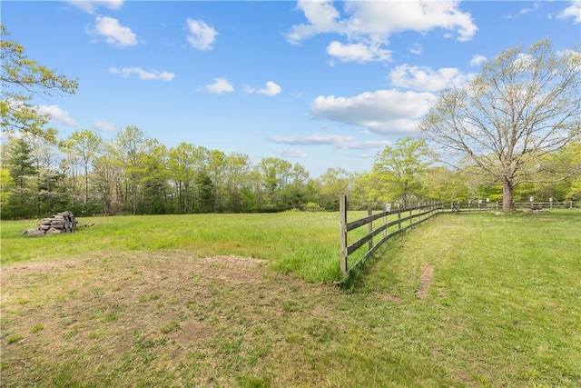 445 Plain Rd, West Greenwich, RI 02817 - view of yard with a rural view