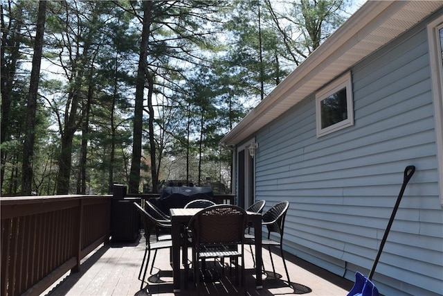 1 Watson Dr, Richmond, RI 02832 - view of patio / terrace with a deck and outdoor dining space