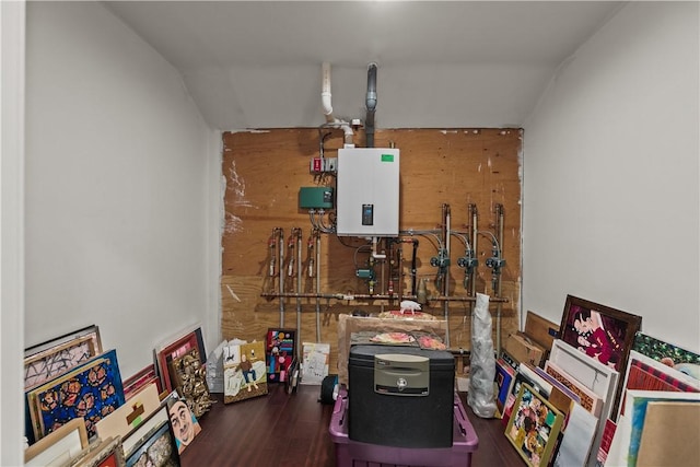 8001 Post Rd, North Kingstown, RI 02852 - utility room with tankless water heater