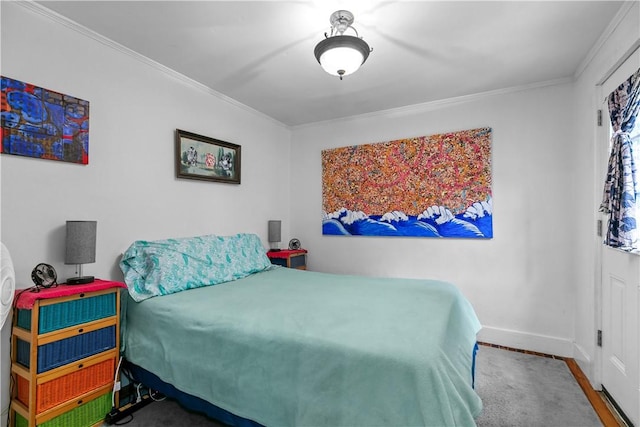 8001 Post Rd, North Kingstown, RI 02852 - bedroom with crown molding and baseboards