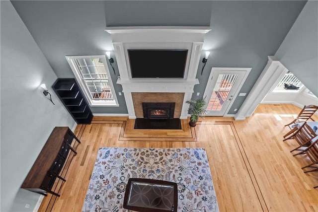 115 Read St, Attleboro, MA 02703 - living room featuring wood finished floors and baseboards