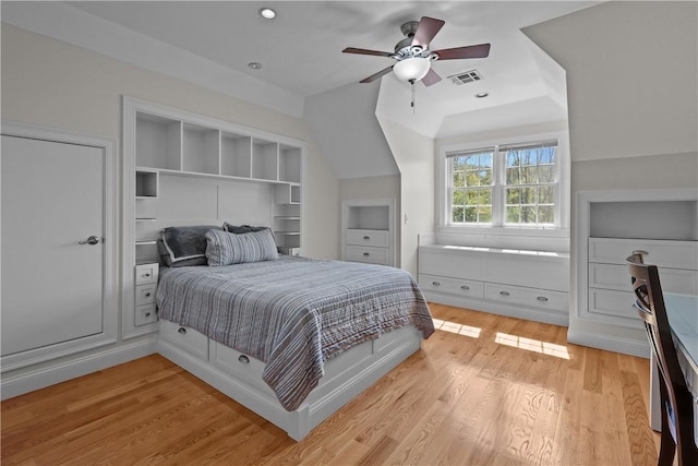 115 Read St, Attleboro, MA 02703 - bedroom with light wood finished floors, recessed lighting, and a ceiling fan