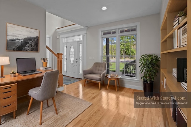115 Read St, Attleboro, MA 02703 - home office with light wood-style floors