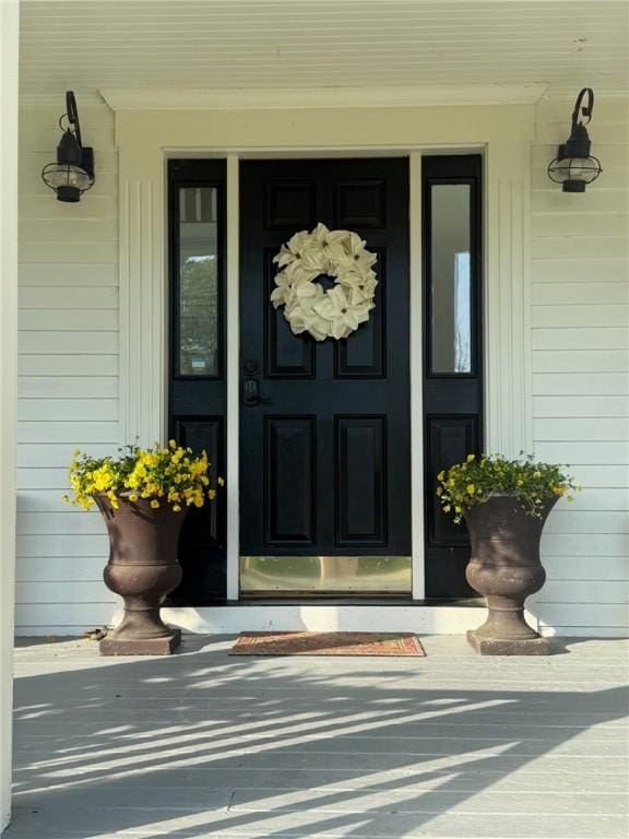 387 Camp Westwood Rd, Coventry, RI 02827 - doorway to property with covered porch