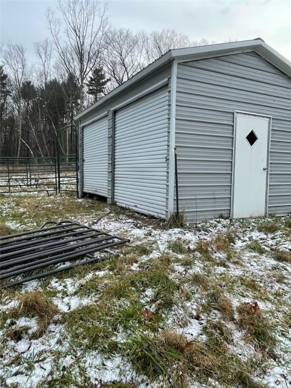 387 Camp Westwood Rd, Coventry, RI 02827 - view of snow covered structure
