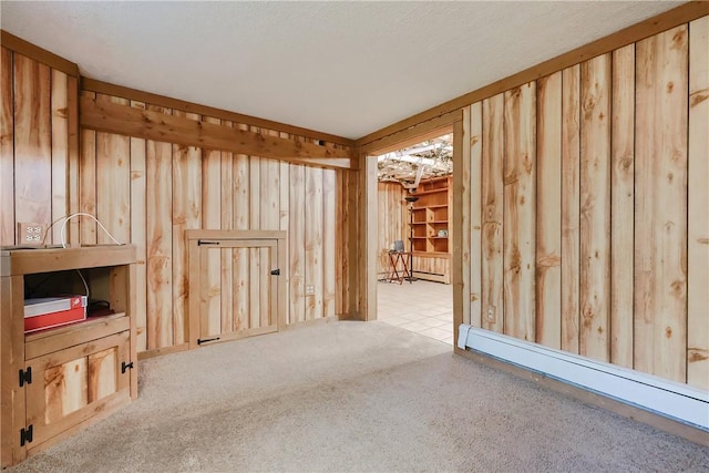 274 Courthouse Ln, Burrillville, RI 02859 - carpeted spare room featuring a baseboard radiator