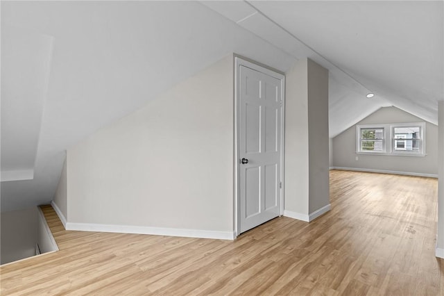 9 Lookout Ave, North Providence, RI 02911 - bonus room featuring wood finished floors, vaulted ceiling, and baseboards