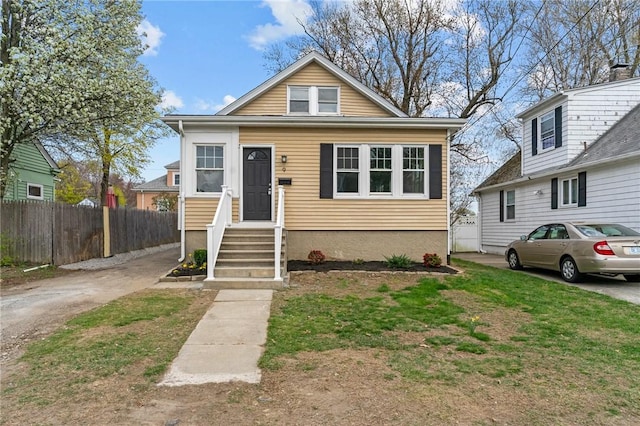 9 Lookout Ave, North Providence, RI 02911 - bungalow-style house featuring concrete driveway