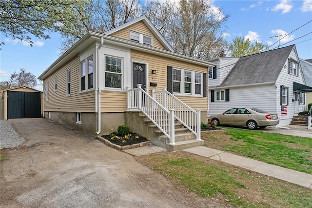 9 Lookout Ave, North Providence, RI 02911 - bungalow-style home featuring an outbuilding