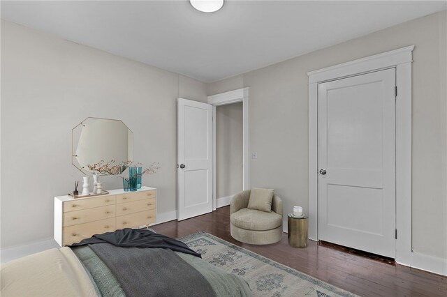 9 Lookout Ave, North Providence, RI 02911 - bedroom with dark wood-style flooring and baseboards