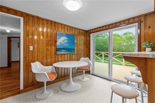 11 Cedar Ave, Middletown, RI 02842 - sitting room featuring wooden walls and baseboards