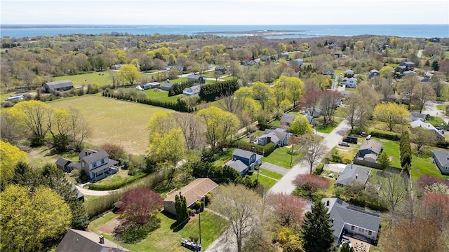11 Cedar Ave, Middletown, RI 02842 - aerial perspective of suburban area featuring a large body of water