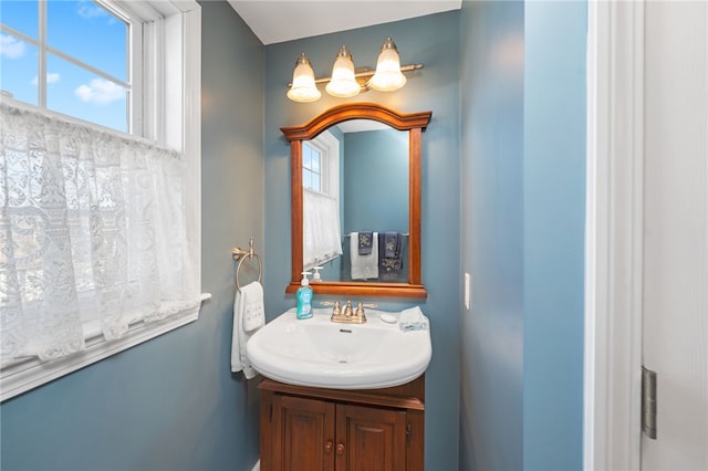 204 Robert Gray Ave, Tiverton, RI 02878 - bathroom with healthy amount of natural light and vanity