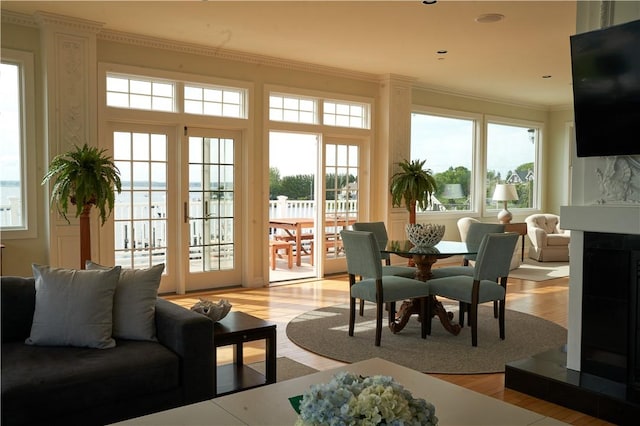 38 Bay St Unit W201/202, Westerly, RI 02891 - sunroom with french doors