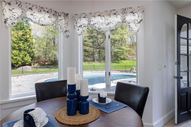 136 White Birch Cir, Scituate, RI 02831 - dining room with baseboards